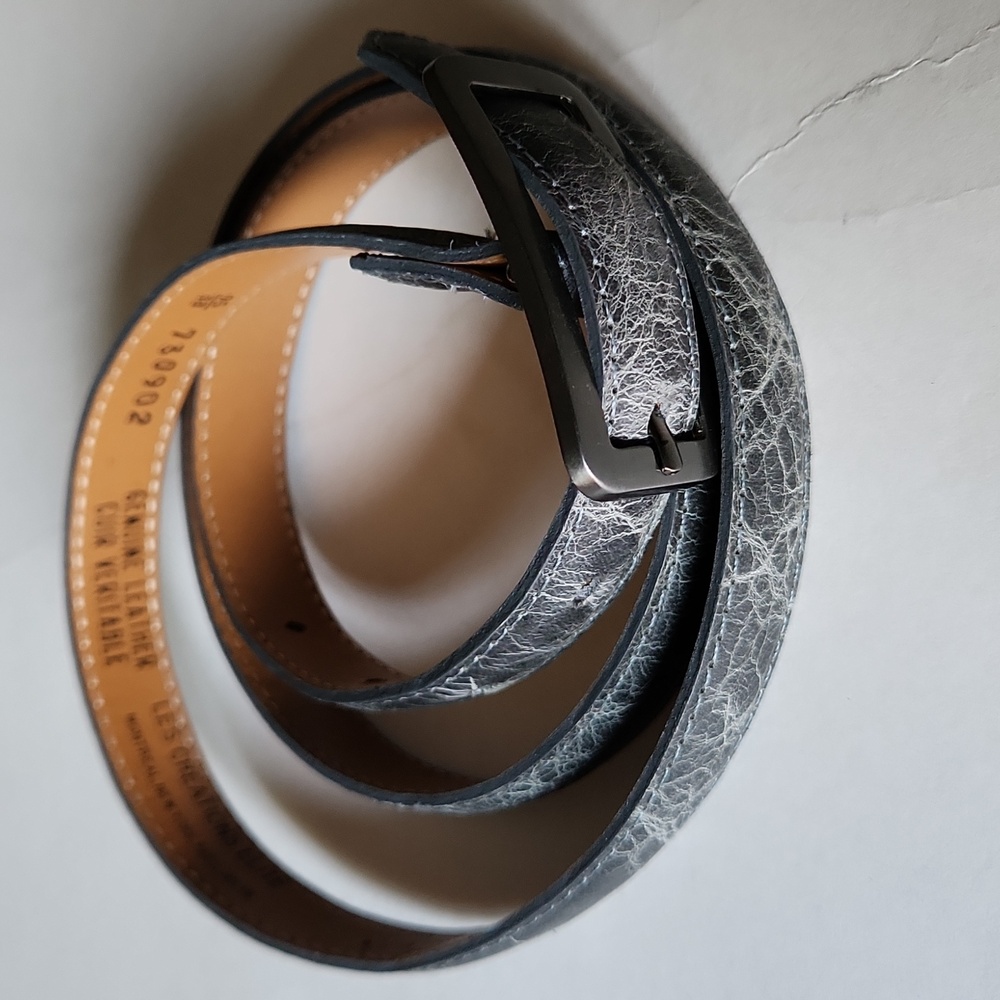 🇨🇦 *** Les Créations Elite Genuine Leather Belt / Made In Canada